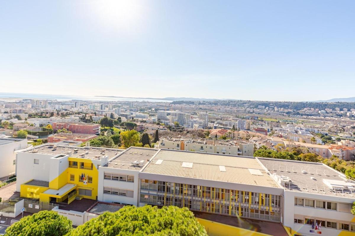 Vue Mer Et Montagne Panoramique Nizza Esterno foto